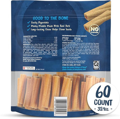 Purina Busy Bone Adult Toy Breed Dog Chew Bone Treats, Tiny - 60 ct. Pouch