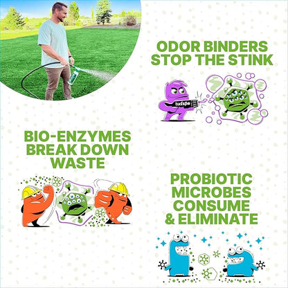 Urine &amp; Odor Turf Detox: 32 oz Mango Scented Professional Enzyme Cleaner &amp; Odor Eliminator for Artificial Grass, Turf, Concrete &amp; Patios, Pet Urine Enzymatic Cleaner for Dogs &amp; Cats