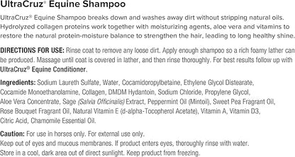 UltraCruz® Equine Shampoo, Conditioner, Hydrogen Peroxide, Fly &amp; Tick Spray, 1 Gallon Each