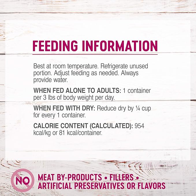 Wellness Petite Entrees Mini Fillets Grain Free Natural Wet Small Breed Dog Food, Roasted Beef, Carrots &amp; Red Peppers, 3-Ounce Cup (Pack of 24)