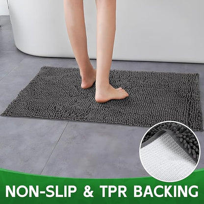 Dog Door Mat Indoor Entrance, 60" x 24" Absorbent &amp; Quick-Drying Mud Rugs, Non-Slip Door Rugs for Entryway Indoor Washable, Soft Chenille Dog Mat for Muddy Paws