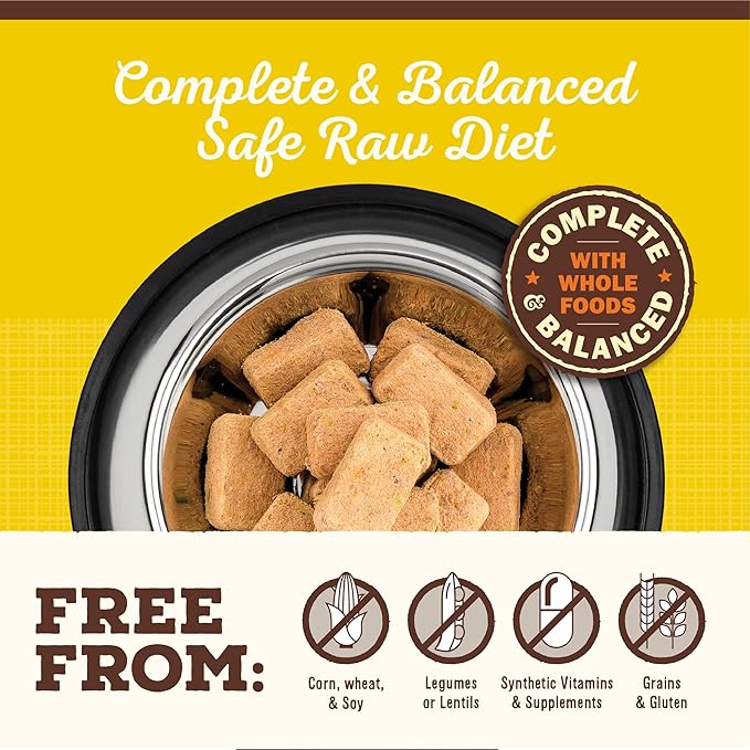 Primal Freeze Dried Raw Dog Food Nuggets, Rabbit, Complete &amp; Balanced Meal, Also Use as Topper or Treat, Premium, Healthy, Grain Free, High Protein Raw Dog Food, 5.5 oz