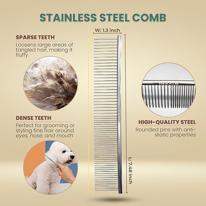 Self Cleaning Steam Brush for Cat Dog, 4 in 1 Pet Brushes for Shedding &amp; Grooming, Bath Massage &amp; Water/Mist Slicker Brush for Long Haired Cats &amp; Dogs- Pet Grooming Brushes with Spray for Cats