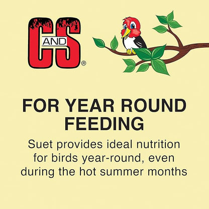 C&amp;S Sunflower Suet Nuggets, Suet Nuggets for Wild Birds, 8 Lbs