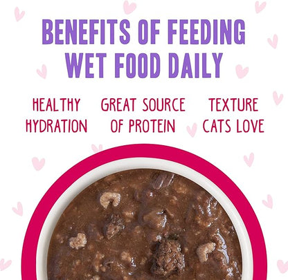 Weruva B.F.F. OMG - Best Feline Friend Oh My Gravy!, Tuna &amp; Duck Dilly Dally with Tuna &amp; Duck, 5.5oz Can (Pack of 8)