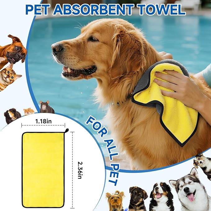 3-in-1 Pet Steam Brush Set for Dogs &amp; Cats, Grooming Comb with Spray, Defur Tool, Water-Free Shampoo, Bath Gloves,Bath Brush, Tooth &amp; Ear Brush, Towel (11PCS)