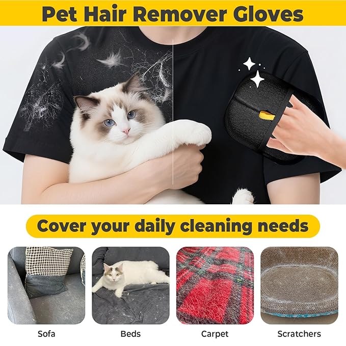 Cat Steam Brush for Shedding, 4 in 1 Rechargeable Steam Brush for Cats and Dogs, Anti-Static, Massage, flea comb for cats&amp; Pet Removal Hair Glove,Shedding &amp; Combing All In One!