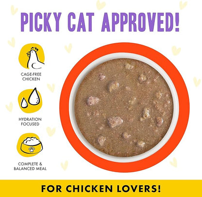 Weruva B.F.F. OMG - Best Feline Friend Oh My Gravy!, Chicken &amp; Salmon Stir It Up with Chicken &amp; Salmon in Gravy, 5.5oz Can (Pack of 8)