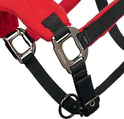 LeMieux Vogue Fleece Headcollar - Halter &amp; Leadrope - Extra Padding, Adjustable at Curb and Poll Strap