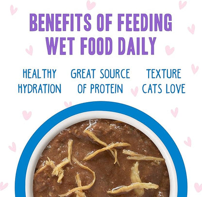 Weruva B.F.F. OMG - Best Feline Friend Oh My Gravy!, Tuna &amp; Chicken Chase Me with Tuna &amp; Chicken, 5.5oz Can (Pack of 8)