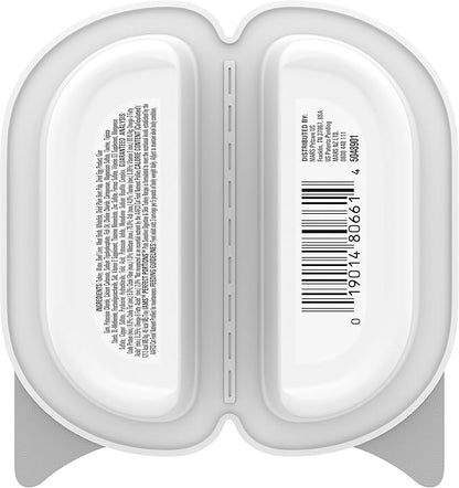 IAMS Perfect Portions Sensitive Digestion &amp; Skin Adult Wet Cat Food Pate, Turkey Recipe, 2.6 oz. Easy Peel Twin-Pack Trays (24 Count, 48 Servings)
