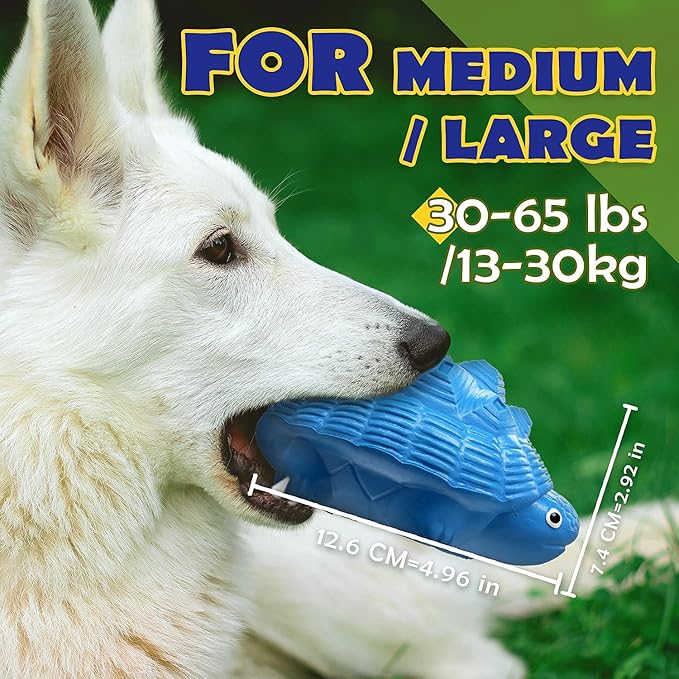 Dog Squeaky Chew Toys - Indestructible &amp; Tough for Aggressive Chewers, Durable Toy for All Breeds, Chew Toys to Keep Them Busy