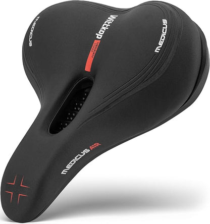 Wittkop Bike Seat I Bicycle Seat for Men and Women, Waterproof Bike Saddle with Innovative 5-Zone-Concept I Exercise Bike Seat for BMX, MTB &amp; Road
