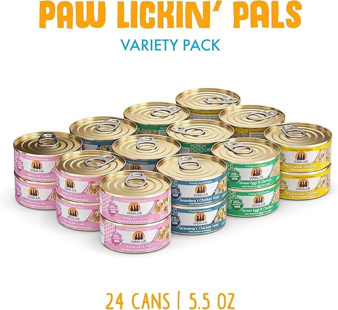 Weruva Classic Cat Food, Variety Pack, Paw Lickin&