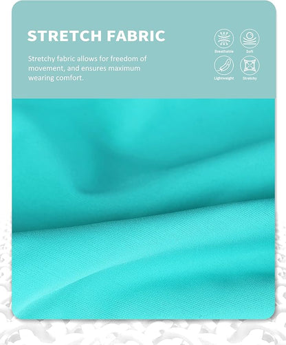 Harrison Howard Horse Fly Mask with Forelock Opening Stretch Breathable and Comfortable for Horses UV -Protection Turquoise Green M