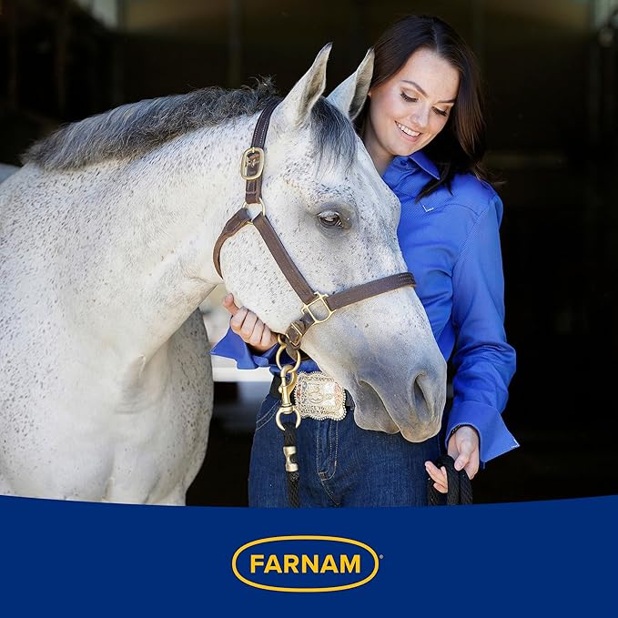 Farnam Endure Sweat-Resistant Fly Spray for Horses, Lasts Up to 14 Days, Protects Against Flies, Gnats, Mosquitoes, Ticks &amp; Lice, 32 oz.