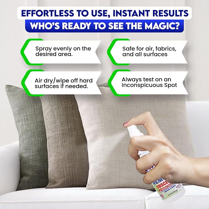 ZORBX Unscented Odor Eliminator for Strong Odor 2 Oz, Pack of 24 - Used in Hospitals &amp; Healthcare Facilities - Advanced Trusted Formula, Fast-Acting Odor Remover Spray for Dog, Cat, House &amp; Carpet