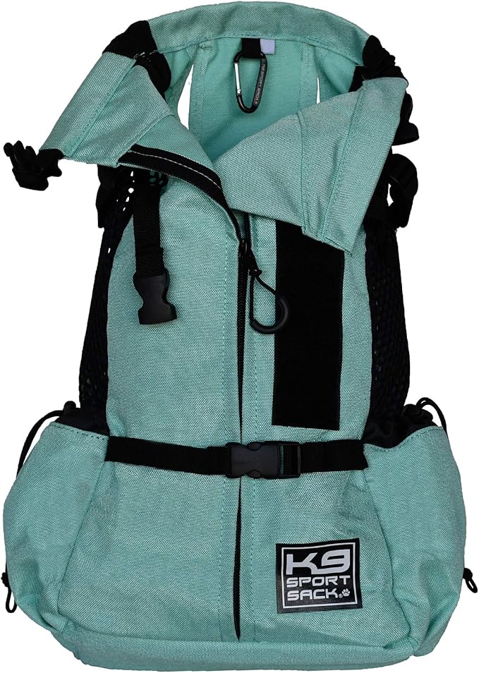 K9 Sport Sack Air 2 - Medium, Summer Mint - Ideal for Dogs with 17-19” Back Length - Durable, Breathable Backpack-Style Carrier - Perfect for Walks, Short Hikes &amp; Public Transportation
