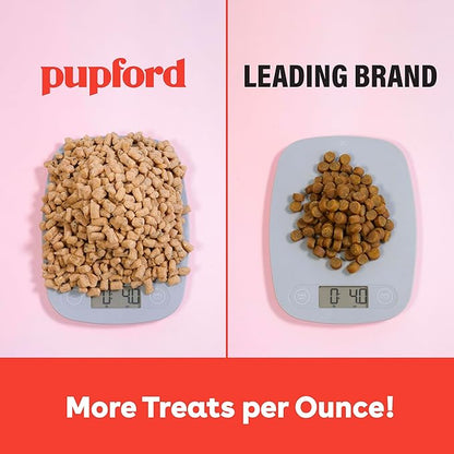Pupford Freeze Dried Training Treats for Dogs &amp; Puppies, 1400+ Two Ingredient Bites (Rabbit, 4 oz, 3 Pack)