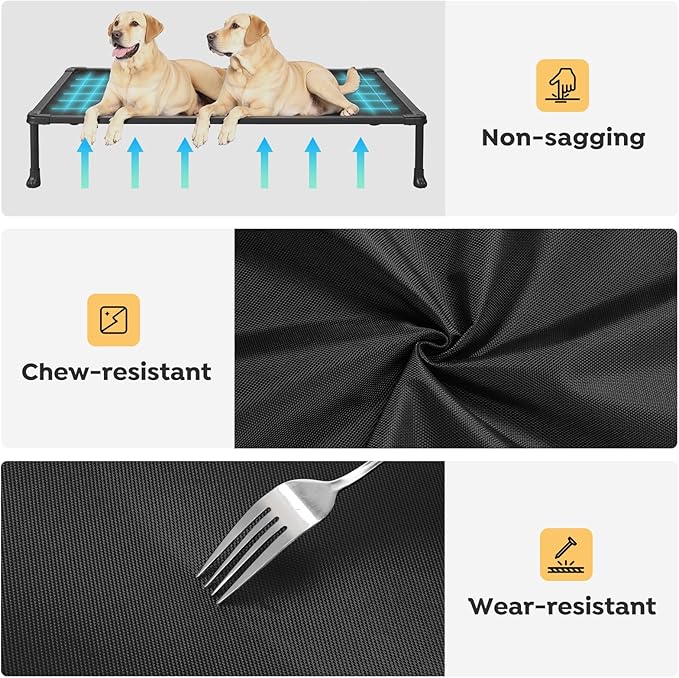 Veehoo Chew Proof Dog Bed - Large Dogs&