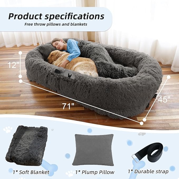 Human Dog Bed, 71&