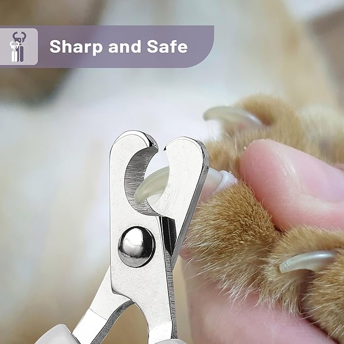 Mr. Pen Cat Nail Trimmer - Pink Cat Claw Clipper for Kittens &amp; Small Dogs