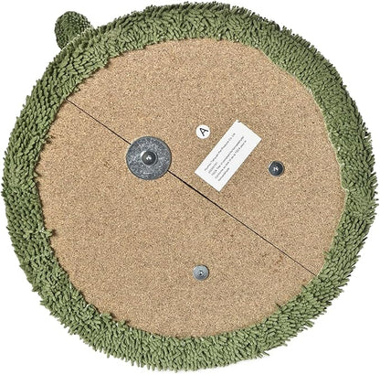 Amazon Basics Cat Scratcher - Indoor Cactus Triple Posts Cat &amp; Kittens Scratching Post with Dangling Ball, Small (22.4"H) - Green
