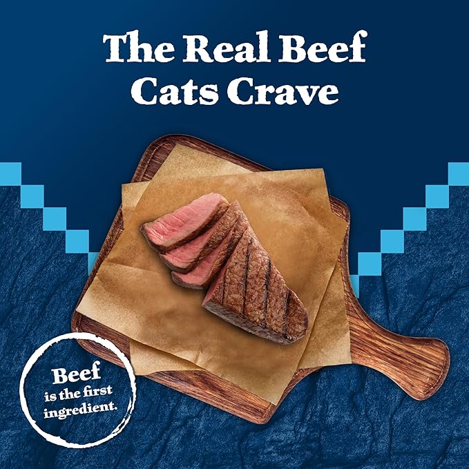 Blue Buffalo Wilderness Adult Dry Cat Food, Rocky Mountain Recipe, Chicken-Free &amp; Grain-Free Recipe Made with Natural Ingredients, Red Meat, 4-lb Bag