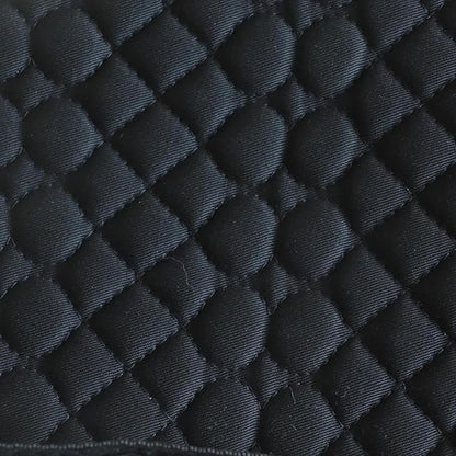 Woolous Dressage Saddle Pad, English Saddle Pad with Sheepskin Trim, Lambskin Wool Fleece Lining, Square Saddle Pad for Equestrian Riding, Comfortable &amp; Shock Absorbing