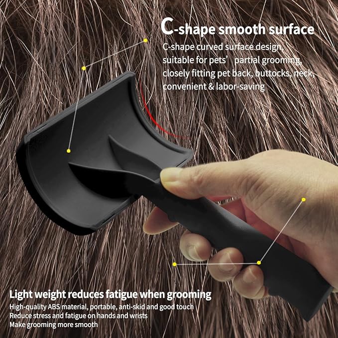 Dog Slicker Brush for Poodles,Doodles,Goldendoodles Grooming Fluffy Shedding Tangles Mats Knots Easy and Quick Best Dog Slicker Brush for Long Thick Curly Coat Labradoodles Dematting.25mm(1&