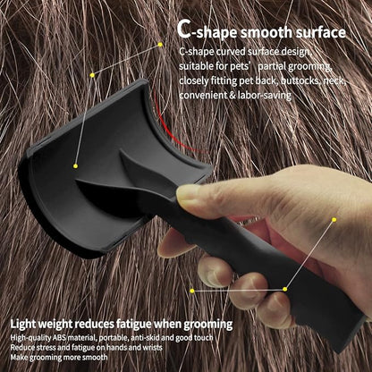Dog Slicker Brush for Poodles,Doodles,Goldendoodles Grooming Fluffy Shedding Tangles Mats Knots Easy and Quick Best Dog Slicker Brush for Long Thick Curly Coat Labradoodles Dematting.25mm(1&