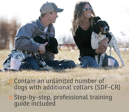 SportDOG Brand Rechargeable In-Ground Fence System - Waterproof, Rechargeable Collar with Tone, Vibrate, and Shock - Expandable to Contain Unlimited Dogs