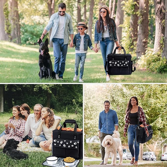 Dog Travel Bag, Airline Approved Dogs Bags for Traveling, 2 Dog &
