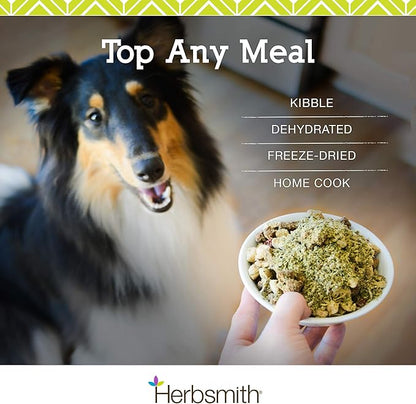 Herbsmith Kibble Seasoning – Freeze Dried Wild-Caught Whitefish – Dog Food Topper for Picky Eaters - 6 oz