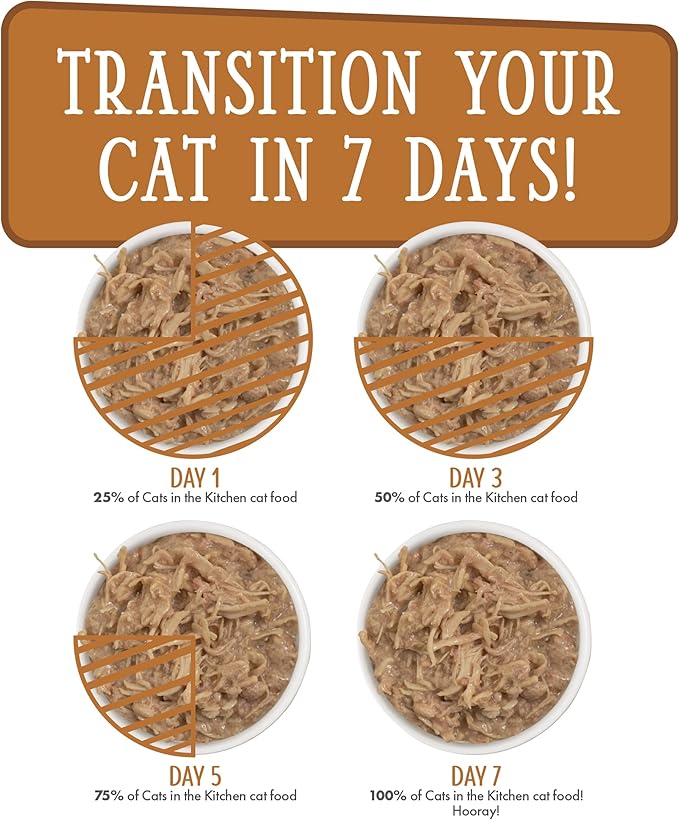 Weruva Cats in The Kitchen, Fowl Ball with Chicken &amp; Turkey Au Jus Cat Food, 3.2oz Can (Pack of 24)