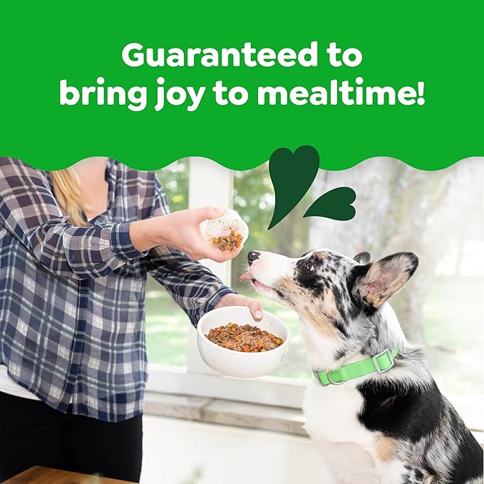 Greenies Smart Topper High Protein Wet Mix-in for Dogs, Beef, Peas &amp; Carrots Recipe in Vitabroth Broth - Bone Broth + Vitamins E &amp; B1, 10 Count