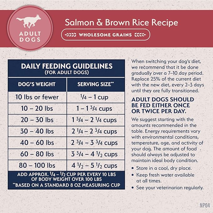 Natural Balance Limited Ingredient Adult Dry Dog Food with Healthy Grains, Salmon &amp; Brown Rice Recipe, 4 Pound (Pack of 1)