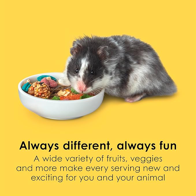 Kaytee Fiesta Hamster &amp; Gerbil Food, Nutritious and Fun Blend, Supports Dental Health and Digestion, 4.5 pounds