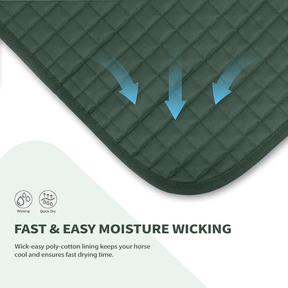 Tackmore Western Saddle Pad Breathable, Shock-Absorbing Saddle Pad