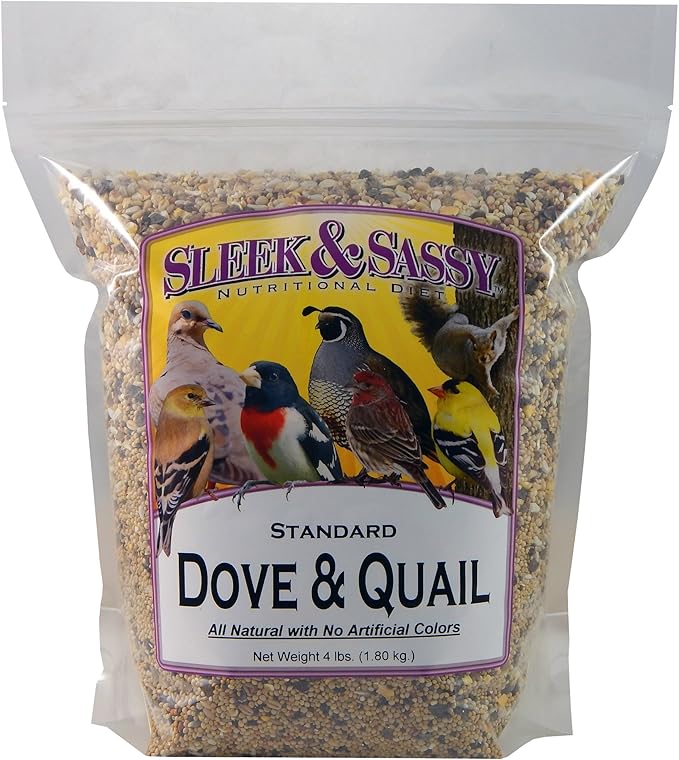 SLEEK &amp; SASSY Dove &amp; Quail Bird Food (4 lbs.)