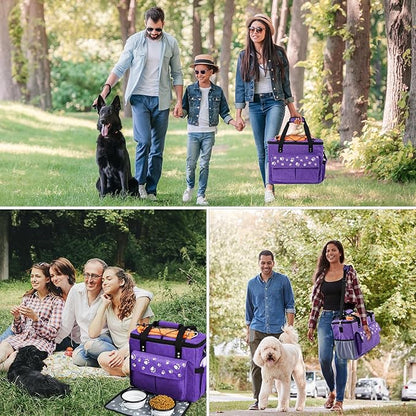 Dog Travel Bag, Airline Approved Dogs Bags for Traveling, 2 Dog &