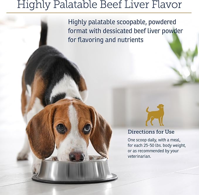 Rx Vitamins Essentials for Dogs - Daily Vitamins &amp; Minerals - with Blue Spirulina, Kelp Powder, and Milk Thistle - Complete Canine Vitamins and Essential Minerals Powder - 8 oz