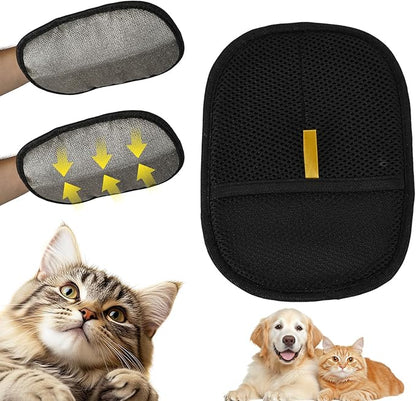 Pet Hair Remover Gloves for Cats &amp; Dogs, Electrostatic Pet Hair Removal Gloves Brush for Pets Hair, Pet Hair Clean Up，Pet Hair Remover for Furniture
