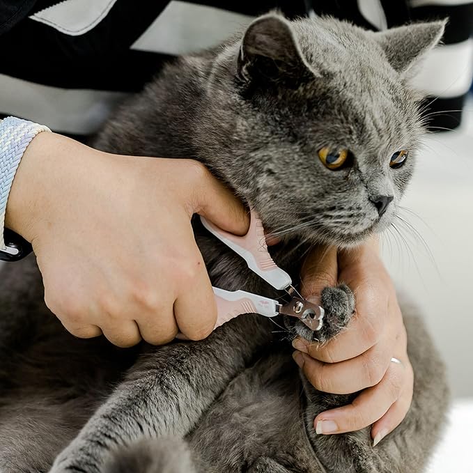 Mr. Pen Cat Nail Trimmer - Pink Cat Claw Clipper for Kittens &amp; Small Dogs