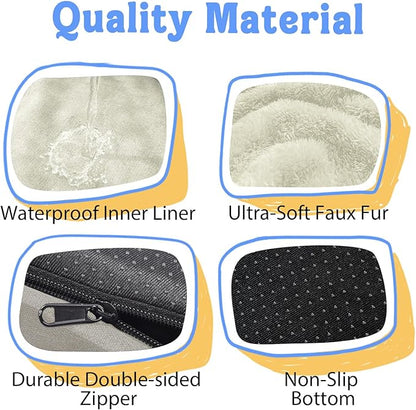 Orthopedic Removable Large Dog Bed -XL Large Dog Beds with Washable Cover and Removable Bolsters Non-Slip Bottom &amp; Waterproof Pet Bed Sofa for Big Size Dogs