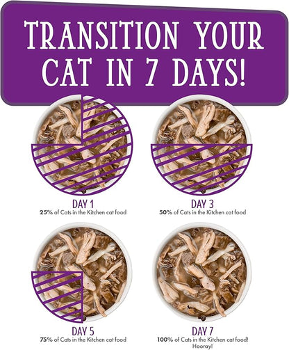 Weruva Cats in The Kitchen, Love Me Tender with Chicken &amp; Duck in Gravy Cat Food, 3oz Pouch (Pack of 12)