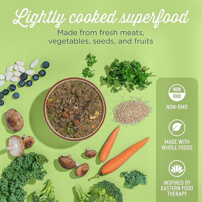 Side by Side Beef &amp; Salmon Stew, Neutral Dog Food for All Breeds, Made of Whole Foods, Every Ingredient Has a Purpose, No Artificial Additives, Fillers, or Gums, Ready to Serve, 12.5 oz, Case of 12