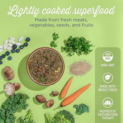 Side by Side Beef &amp; Salmon Stew, Neutral Dog Food for All Breeds, Made of Whole Foods, Every Ingredient Has a Purpose, No Artificial Additives, Fillers, or Gums, Ready to Serve, 12.5 oz, Case of 12
