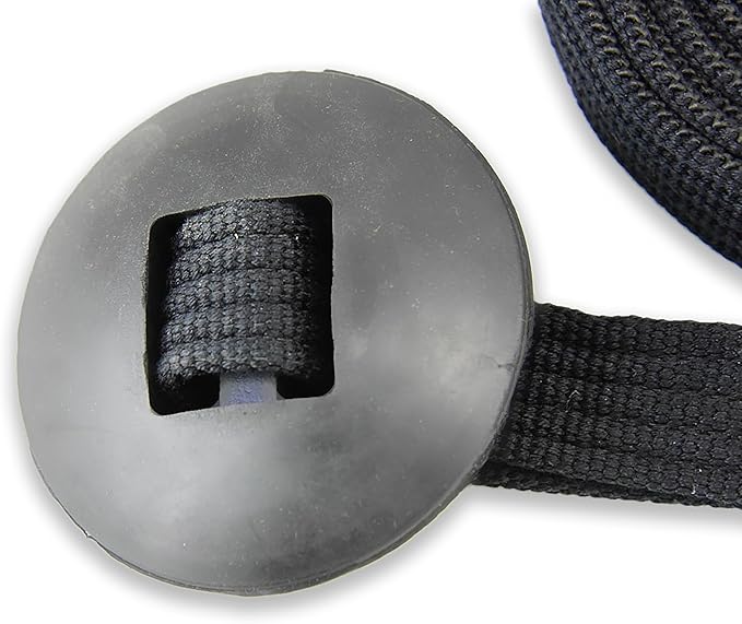 Southwestern Equine Lunge Line for Horses Cotton Horse Lunge Line with Bolt Snap &amp; Rubber Stop (Black, 24&
