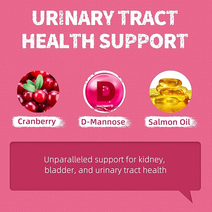 Just Try 13.4 OZ Urinary Tract Cat Treats for Indoor Cats Health Supplement Cranberry &amp; D-Mannose for Kidney Bladder UT Support Salmon Flavor Crunchy Chews Cat Loves